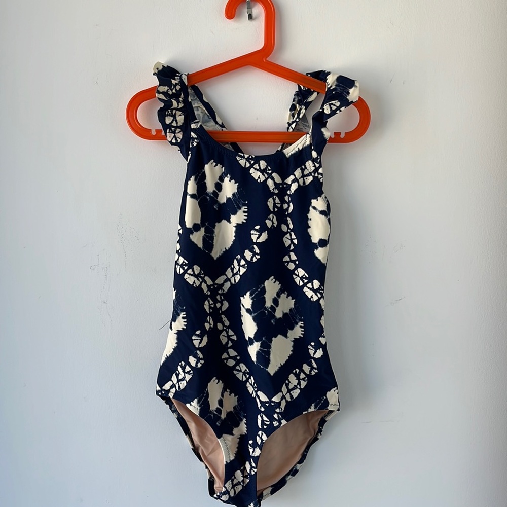 Crew cuts blue ikat bathing suit 💜 12